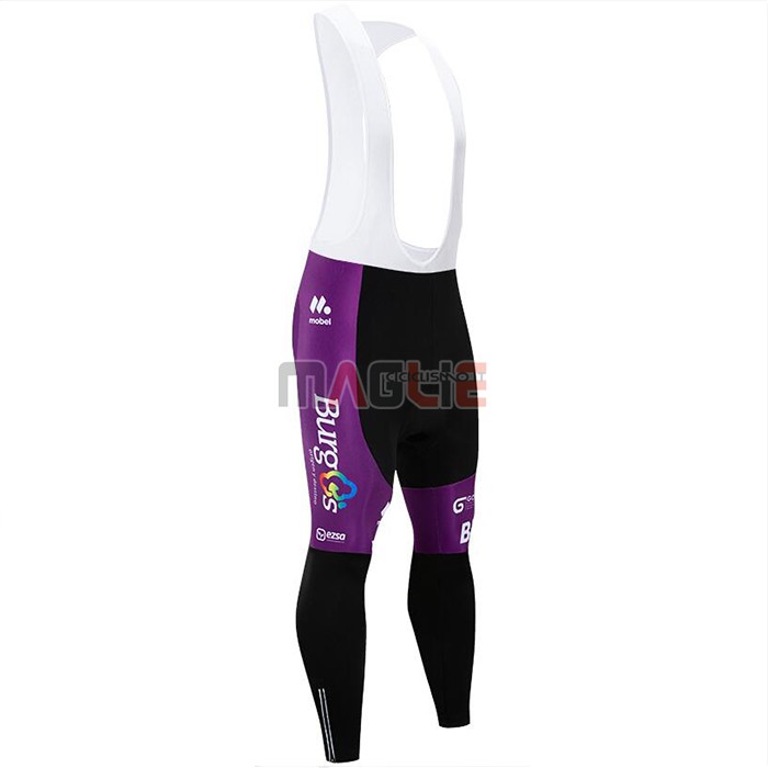 Maglia Burgos BH Manica Lunga 2020 Viola Rosso